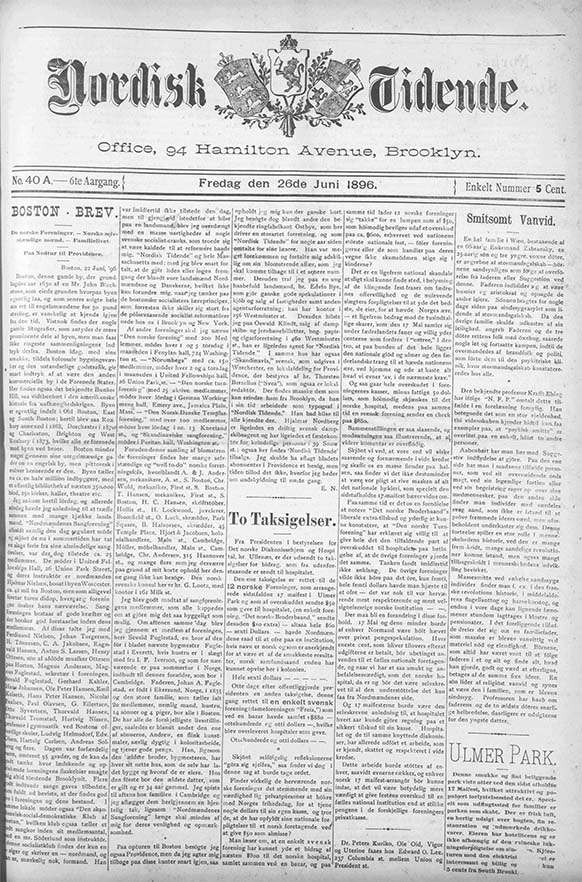 Boston-Brev - De norske Foreninger, Norske selvsændige mænd. - Familielivet (Nordisk Tidende, fredag 26. juni 1896).pdf