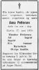Anna Karoline Pettersen, født Olsen (1898-1970) - Dødsannonse i Akershus Arbeiderblad, tirsdag 30. juni 1970