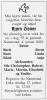 Bjørn Ziener (1944-2000) - Dødsannonse i Romerikes Blad, lørdag 8. januar 2000.jpg