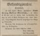 Carl Georg Halvor Dietrichs (1816-1864) - Dødsannonse i Drammens Blad, lørdag 22. oktober 1864