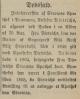 Elise Dietrichs, født Mette Cathrine Elisabeth Heyerdahl (1826-1903) - Nekrolog i Buskeruds Blad, torsdag 19. mars 1903