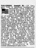 Joseph Gallenski (1937-2003) - Obituary (The Boston Globe, Boston, Massachusetts, Wed, Feb 5, 2003)