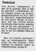 Tore Øverlie (1923-1986) - Minneord i Gudbrandsdølen, torsdag 31. juli 1986