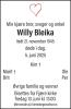 Willy Bleika (1945-2025) - Dødsannonse i Grimstad Adressetidende den 7. juni 2025