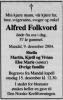 Alfred Folkvord (1947-2004) - Dødsannonse i Asker og Bærums budstikke den 10. desember 2004