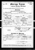 Erwing Wiltzius and Marie Nelson - Marriage License  (menominee county Michigan, 1935)