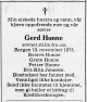 Gerd Honne, født Langaker (1925-1975) - Dødsannonse i Bergens tidende, onsdag 19. november 1975 Gerd Honne, født Langaker (1925-1975) - Dødsannonse i Bergens tidende, onsdag 19. november 1975