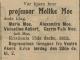 Ingebret Moltke Moe (1859-1913) - Dødsannonse i Morgenbladet den 17. desember 1913
