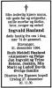 Ingvald Haaland (1921-1994) - Dødsannonse i Stavanger Aftenblad, torsdag 22. desember 1994