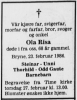 Ola Rise (1917-1986) - Dødsannonse i Stavanger Aftenblad, mandag 24. februar 1986