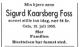 Sigurd Kaarsberg Foss (1921-1985) - Dødsannonse i Aftenposten den 22. juli 1985