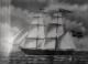 Avfotografert skipsportrett av briggen Telegraf fra Stavanger
