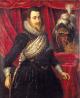 Kong Christian IV av Danmark og Norge (1577-1648) - Maleri av Pieter Isaacsz fra 1612